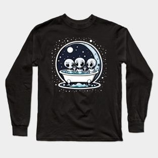 GET IN LOSER - Alien Spa Day - Tub time for Greys Long Sleeve T-Shirt